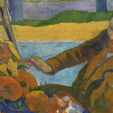 Darstellung des Puzzle Motivs Paul Gauguin's The Painter of Sunflowers (1888) 1000 Puzzle 3D Modell