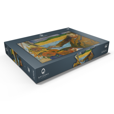 Darstellung des Puzzle Motivs Paul Gauguin's The Painter of Sunflowers (1888) 500 Puzzle Schachtel Ansicht1