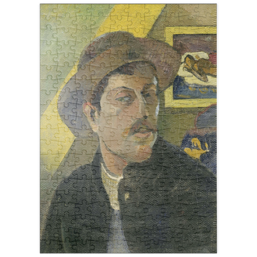 Darstellung des Puzzle Motivs puzzleplate Paul Gauguin's Self-Portrait in a Hat (1893) 200 Puzzle