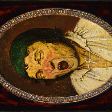 Darstellung des Puzzle Motivs Yawning Man, 1563, by Pieter Bruegel the Elder 100 Puzzle 3D Modell