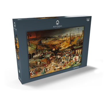 Darstellung des Puzzle Motivs The Triumph of Death, 1563, by Pieter Bruegel the Elder 1000 Puzzle Schachtel Ansicht2