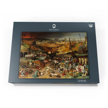 Darstellung des Puzzle Motivs The Triumph of Death, 1563, by Pieter Bruegel the Elder 1000 Puzzle Schachtel Ansicht3