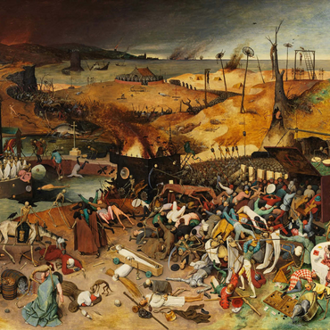 Darstellung des Puzzle Motivs The Triumph of Death, 1563, by Pieter Bruegel the Elder 1000 Puzzle 3D Modell