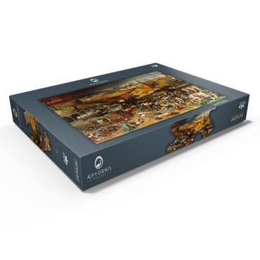 Darstellung des Puzzle Motivs The Triumph of Death, 1563, by Pieter Bruegel the Elder 500 Puzzle Schachtel Ansicht1