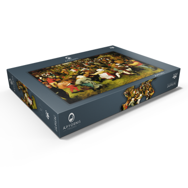 Darstellung des Puzzle Motivs The Wedding Dance in the open air, 1566, by Pieter Bruegel the Elder 500 Puzzle Schachtel Ansicht1