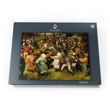 Darstellung des Puzzle Motivs The Wedding Dance in the open air, 1566, by Pieter Bruegel the Elder 500 Puzzle Schachtel Ansicht3