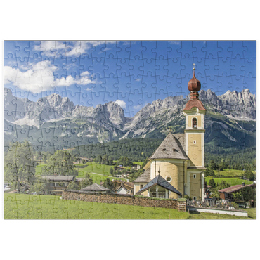Darstellung des Puzzle Motivs puzzleplate Wilder Kaiser 200 Puzzle