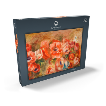 Darstellung des Puzzle Motivs Anemones (Anémones) (1912) by Pierre-Auguste Renoir 200 Puzzle Schachtel Ansicht2