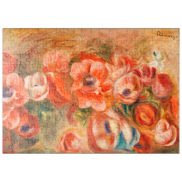 Darstellung des Puzzle Motivs puzzleplate Anemones (Anémones) (1912) by Pierre-Auguste Renoir 200 Puzzle