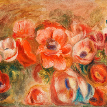 Darstellung des Puzzle Motivs Anemones (Anémones) (1912) by Pierre-Auguste Renoir 500 Puzzle 3D Modell