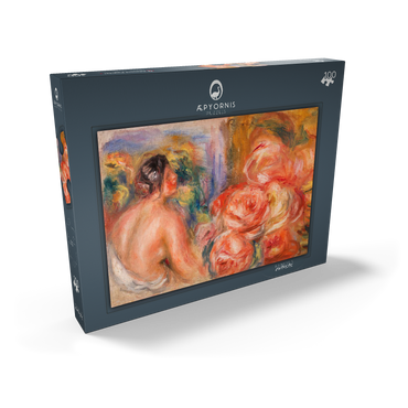 Darstellung des Puzzle Motivs Roses and Small Nude (Roses et petit nu) (1916) by Pierre-Auguste Renoir 100 Puzzle Schachtel Ansicht2