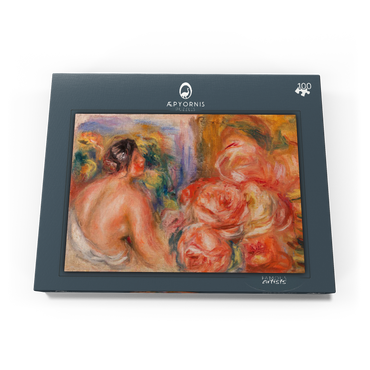 Darstellung des Puzzle Motivs Roses and Small Nude (Roses et petit nu) (1916) by Pierre-Auguste Renoir 100 Puzzle Schachtel Ansicht3