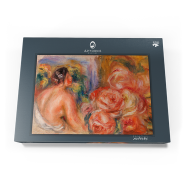 Darstellung des Puzzle Motivs Roses and Small Nude (Roses et petit nu) (1916) by Pierre-Auguste Renoir 500 Puzzle Schachtel Ansicht3