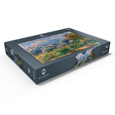 Darstellung des Puzzle Motivs Landscape (Paysage) (1917) by Pierre-Auguste Renoir 1000 Puzzle Schachtel Ansicht1