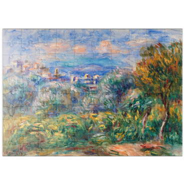 Darstellung des Puzzle Motivs puzzleplate Landscape (Paysage) (1917) by Pierre-Auguste Renoir 100 Puzzle
