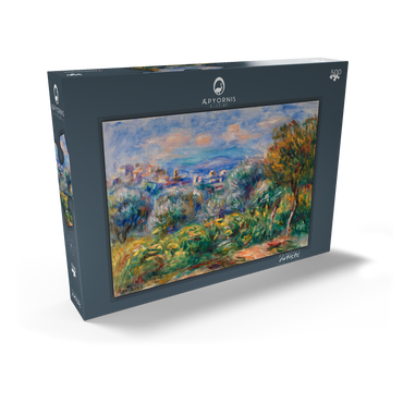 Darstellung des Puzzle Motivs Landscape (Paysage) (1917) by Pierre-Auguste Renoir 500 Puzzle Schachtel Ansicht2