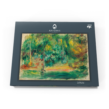 Darstellung des Puzzle Motivs Paysage (1900) by Pierre-Auguste Renoir 100 Puzzle Schachtel Ansicht3
