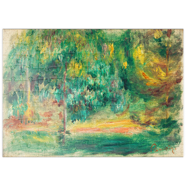 Darstellung des Puzzle Motivs puzzleplate Paysage (1900) by Pierre-Auguste Renoir 100 Puzzle