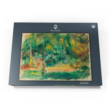 Darstellung des Puzzle Motivs Paysage (1900) by Pierre-Auguste Renoir 500 Puzzle Schachtel Ansicht3