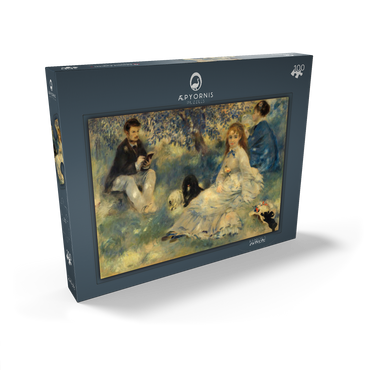 Darstellung des Puzzle Motivs Henriot Family (La Famille Henriot) (1875) by Pierre-Auguste Renoir 100 Puzzle Schachtel Ansicht2
