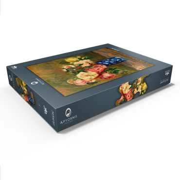 Darstellung des Puzzle Motivs Bouquet of Roses (Le Bouquet de roses) (1882) by Pierre-Auguste Renoir 1000 Puzzle Schachtel Ansicht1