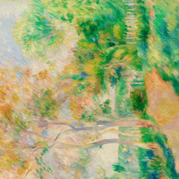 Darstellung des Puzzle Motivs Autumn Landscape (Paysage d'automne) (1884) by Pierre-Auguste Renoir 200 Puzzle 3D Modell