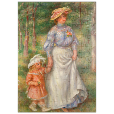 Darstellung des Puzzle Motivs puzzleplate Promenade (La Promenade) (1906) by Pierre-Auguste Renoir 100 Puzzle