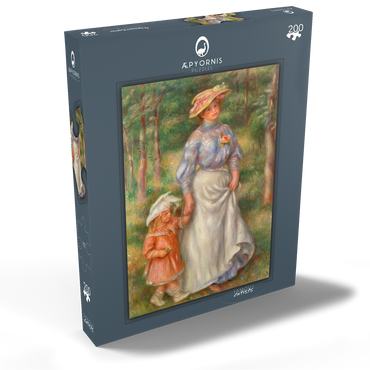 Darstellung des Puzzle Motivs Promenade (La Promenade) (1906) by Pierre-Auguste Renoir 200 Puzzle Schachtel Ansicht2