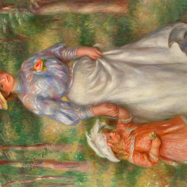 Darstellung des Puzzle Motivs Promenade (La Promenade) (1906) by Pierre-Auguste Renoir 500 Puzzle 3D Modell