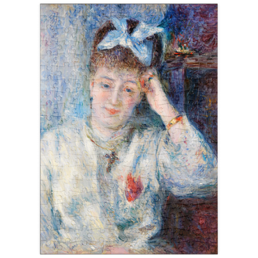 Darstellung des Puzzle Motivs puzzleplate Portrait of Mademoiselle Marie Murer (Portrait de Mademoiselle Marie Murer) (1877) by Pierre-Auguste Renoir 200 Puzzle