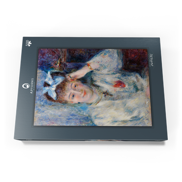 Darstellung des Puzzle Motivs Portrait of Mademoiselle Marie Murer (Portrait de Mademoiselle Marie Murer) (1877) by Pierre-Auguste Renoir 500 Puzzle Schachtel Ansicht3