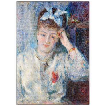 Darstellung des Puzzle Motivs puzzleplate Portrait of Mademoiselle Marie Murer (Portrait de Mademoiselle Marie Murer) (1877) by Pierre-Auguste Renoir 500 Puzzle