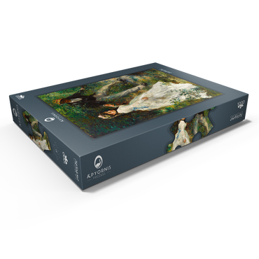 Darstellung des Puzzle Motivs La Promenade (1870) by Pierre-Auguste Renoir 1000 Puzzle Schachtel Ansicht1