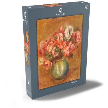 Darstellung des Puzzle Motivs Anemones (Anémones) (1907) by Pierre-Auguste Renoir 500 Puzzle Schachtel Ansicht2