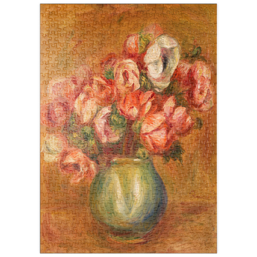 Darstellung des Puzzle Motivs puzzleplate Anemones (Anémones) (1907) by Pierre-Auguste Renoir 500 Puzzle