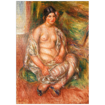 Darstellung des Puzzle Motivs puzzleplate Seated Odalisque (Odalisque assise) (1918) by Pierre-Auguste Renoir 1000 Puzzle