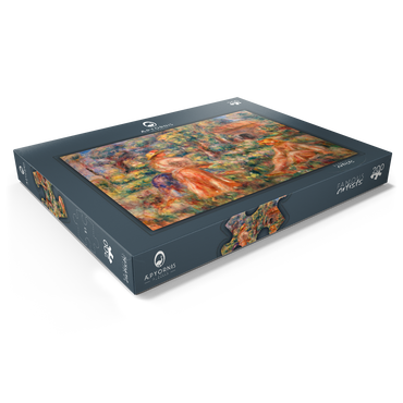Darstellung des Puzzle Motivs Girls in a Landscape (Jeunes filles dans un paysage) (1918) by Pierre-Auguste Renoir 200 Puzzle Schachtel Ansicht1