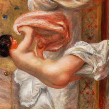 Darstellung des Puzzle Motivs Rising (Le Lever) (1909) by Pierre-Auguste Renoir 200 Puzzle 3D Modell