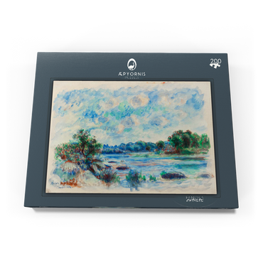 Darstellung des Puzzle Motivs Landscape at Pont–Aven (1892) by Pierre-Auguste Renoir 200 Puzzle Schachtel Ansicht3