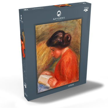 Darstellung des Puzzle Motivs Young Woman Reading (Jeune femme lisant, buste) (1909) by Pierre-Auguste Renoir 200 Puzzle Schachtel Ansicht2