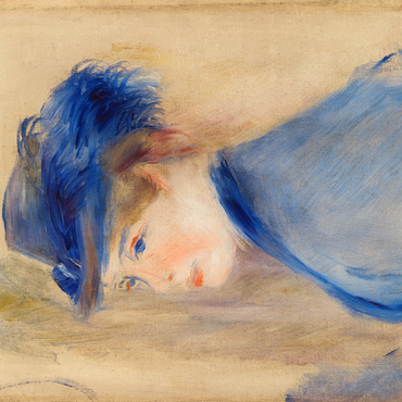 Darstellung des Puzzle Motivs Bust of a Woman (Buste de femme) (1875) by Pierre-Auguste Renoir 1000 Puzzle 3D Modell