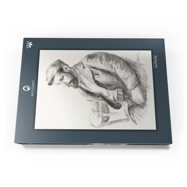 Darstellung des Puzzle Motivs Portrait of Louis Valtat (1904) by Pierre-Auguste Renoir 1000 Puzzle Schachtel Ansicht3