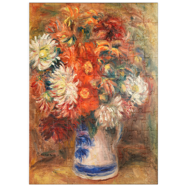 Darstellung des Puzzle Motivs puzzleplate Bouquet (1919) by Pierre-Auguste Renoir 100 Puzzle