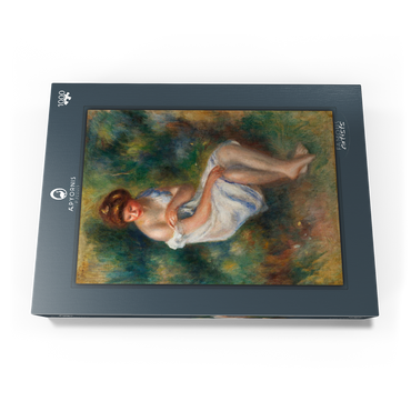 Darstellung des Puzzle Motivs The Bather (1900) by Pierre-Auguste Renoir 1000 Puzzle Schachtel Ansicht3