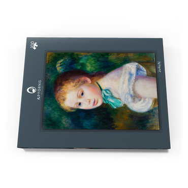 Darstellung des Puzzle Motivs Head of Young Girl (Tête de jeune fille) (1885) by Pierre-Auguste Renoir 100 Puzzle Schachtel Ansicht3