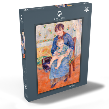 Darstellung des Puzzle Motivs Young Mother (Jeune mère) (1881) by Pierre-Auguste Renoir 200 Puzzle Schachtel Ansicht2
