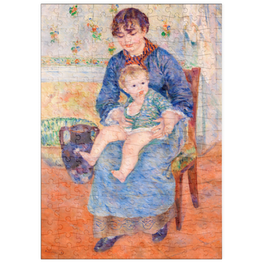 Darstellung des Puzzle Motivs puzzleplate Young Mother (Jeune mère) (1881) by Pierre-Auguste Renoir 200 Puzzle