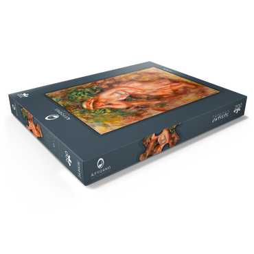 Darstellung des Puzzle Motivs Woman Daydreaming (Rêveuse) (1913) by Pierre-Auguste Renoir 200 Puzzle Schachtel Ansicht1
