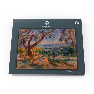Darstellung des Puzzle Motivs Landscape with Figures, near Cagnes (Paysage avec figures, environs de Cagnes) (1910) by Pierre-Auguste Renoir 200 Puzzle Schachtel Ansicht3