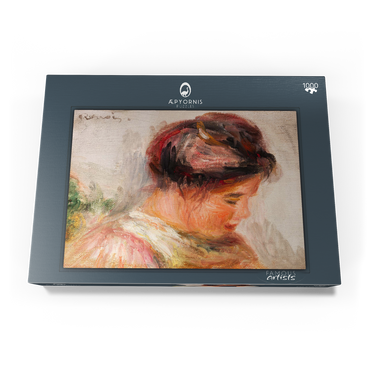 Darstellung des Puzzle Motivs Head of Young Girl (Tête de jeune fille) (1905–1908) by Pierre-Auguste Renoir 1000 Puzzle Schachtel Ansicht3